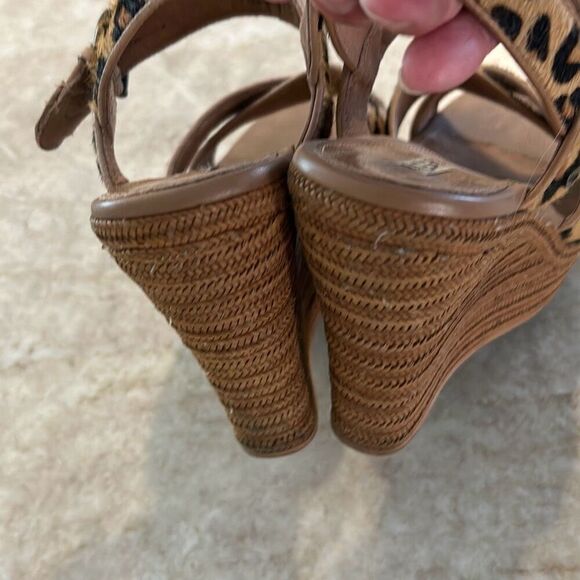 UGG Calf Hair Animal Print Wedges - Picture 5 of 9